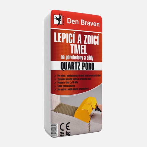 Lepicí a zdící tmel na pórobeton a cihly QUARTZ PORO